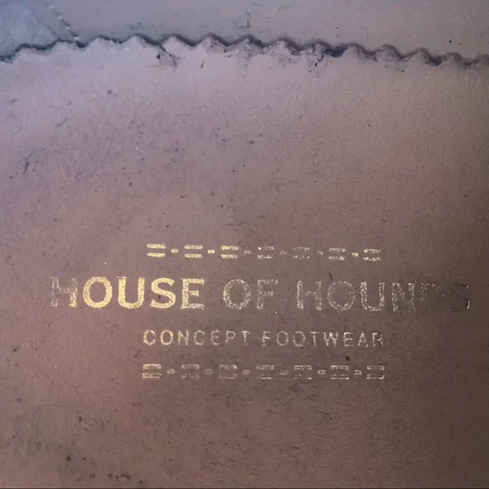 House Of Hounds Red Suede Leather Shoes